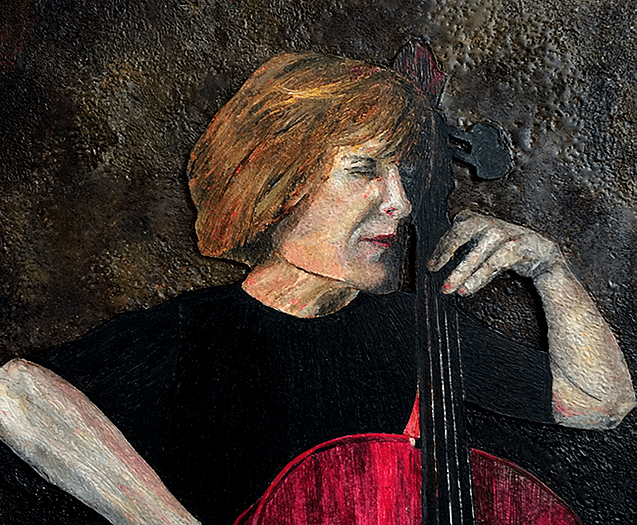 the Cellist detail