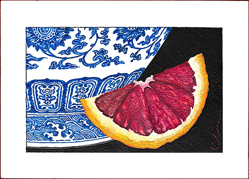 Ming Vase and Blood Orange