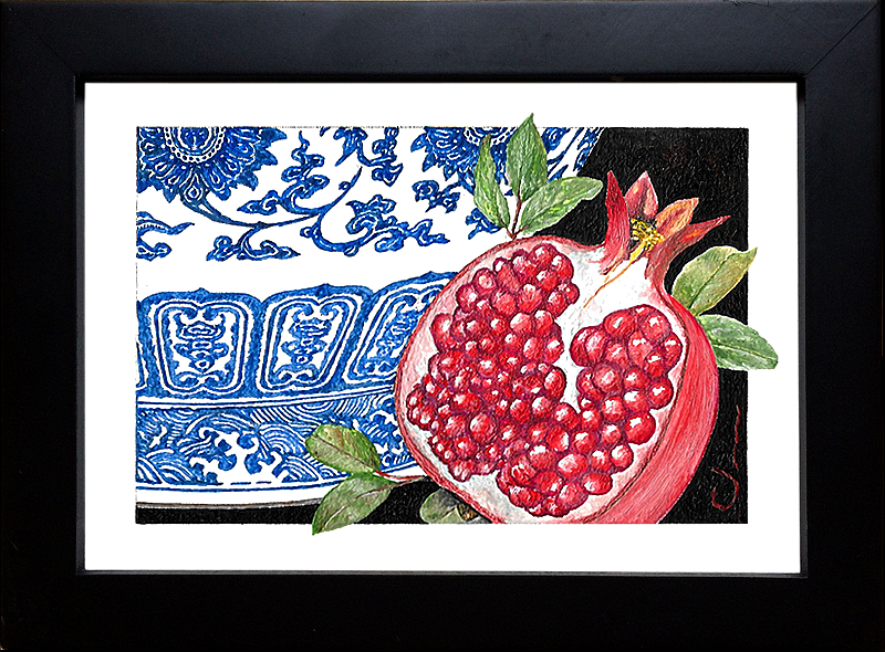 Ming Vase and Pomegranate